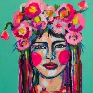 Colour Me Bright Mint Decoupage PaperA1